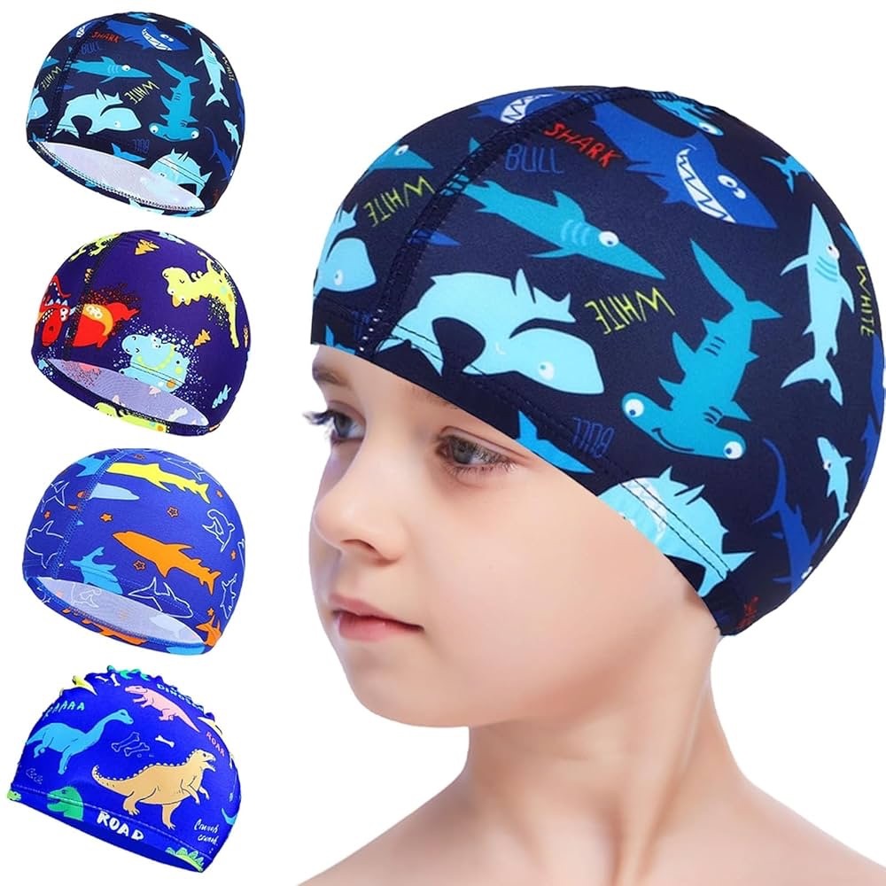 4PC Swimming Cap Kids